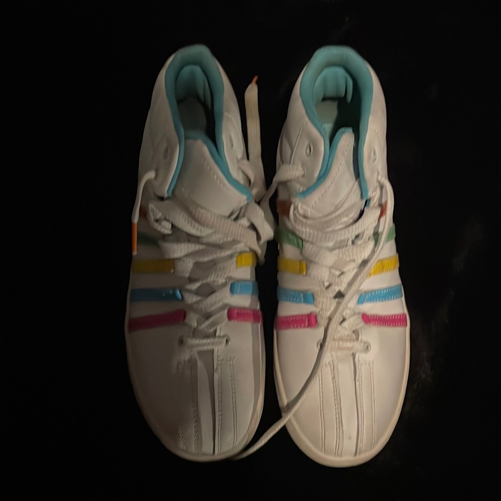 White high top sneakers